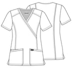 WW610 Cherokee Revolution Mock Wrap Top