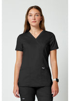 WW610 Cherokee Revolution Mock Wrap Top