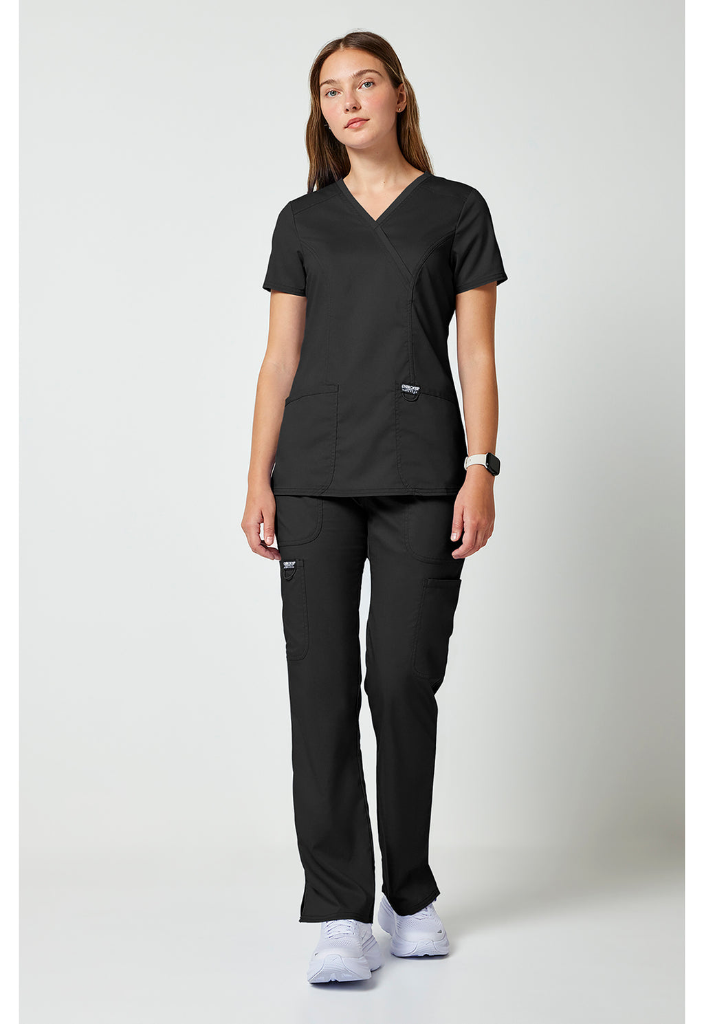 WW610 Cherokee Revolution Mock Wrap Top