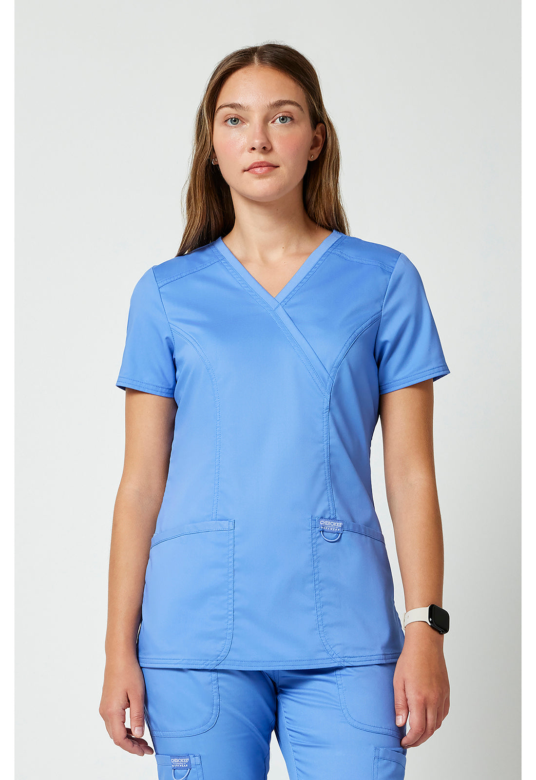 WW610 Cherokee Revolution Mock Wrap Top