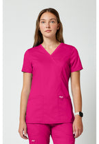 WW610 Cherokee Revolution Mock Wrap Top