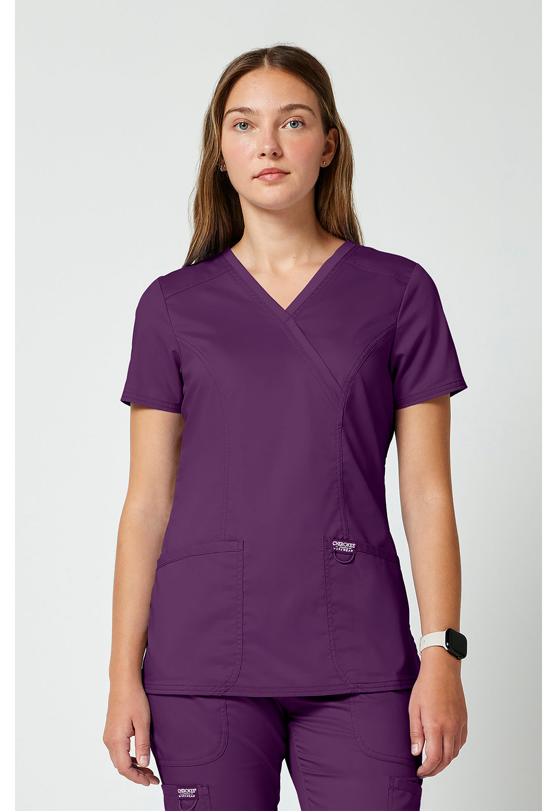 WW610 Cherokee Revolution Mock Wrap Top