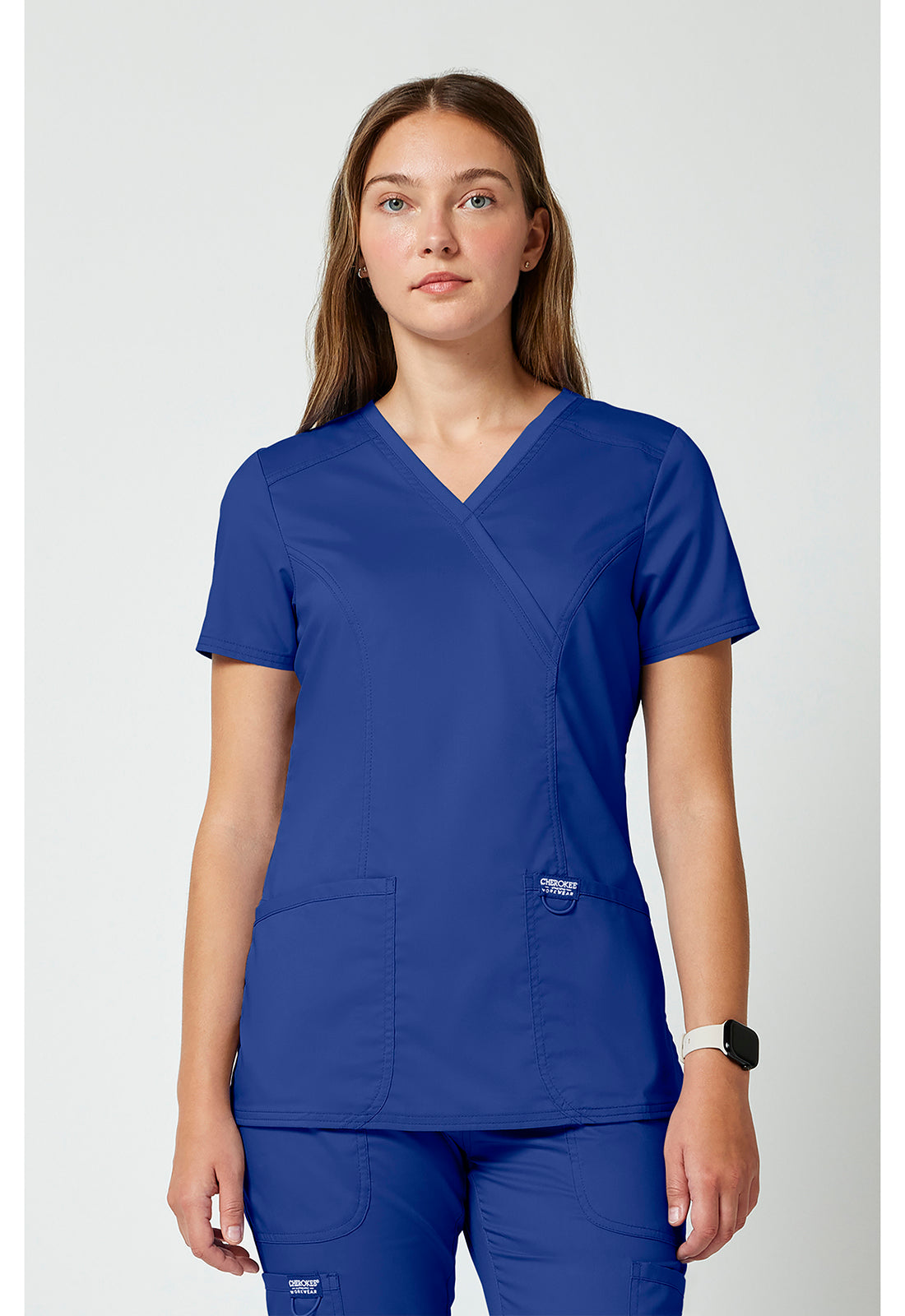 WW610 Cherokee Revolution Mock Wrap Top