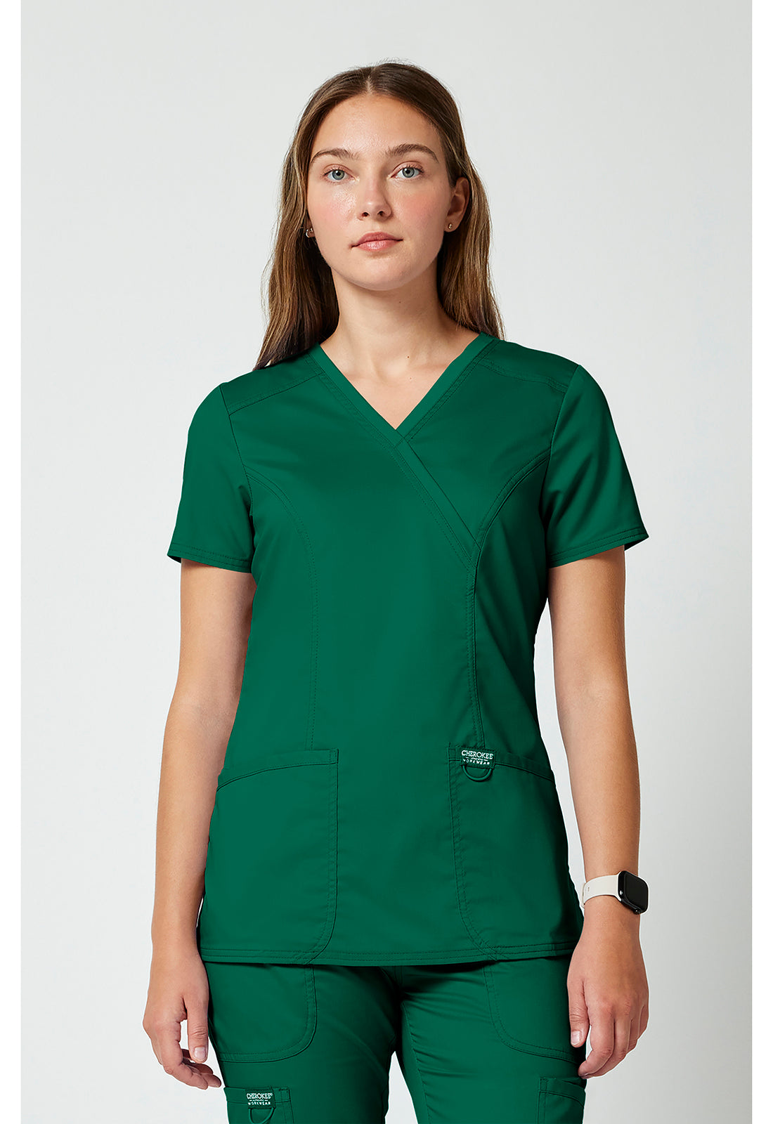 WW610 Cherokee Revolution Mock Wrap Top