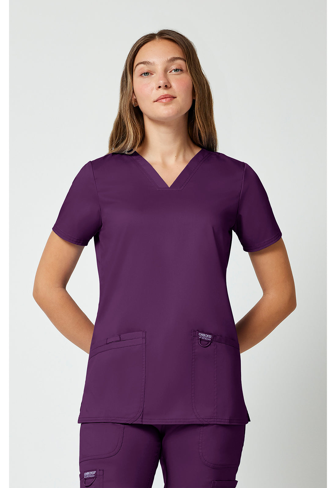 WW620 Cherokee Revolution V-Neck Top