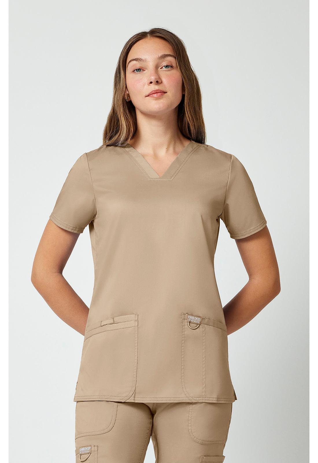 WW620 Cherokee Revolution V-Neck Top