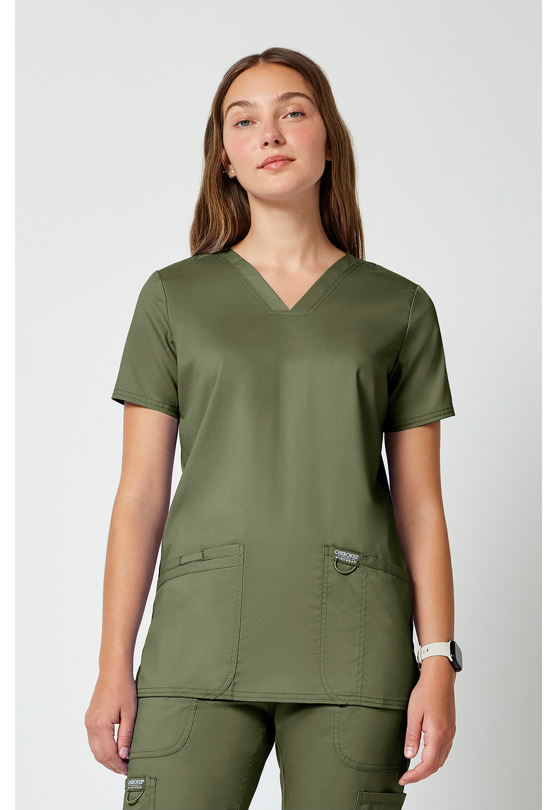 WW620 Cherokee Revolution V-Neck Top