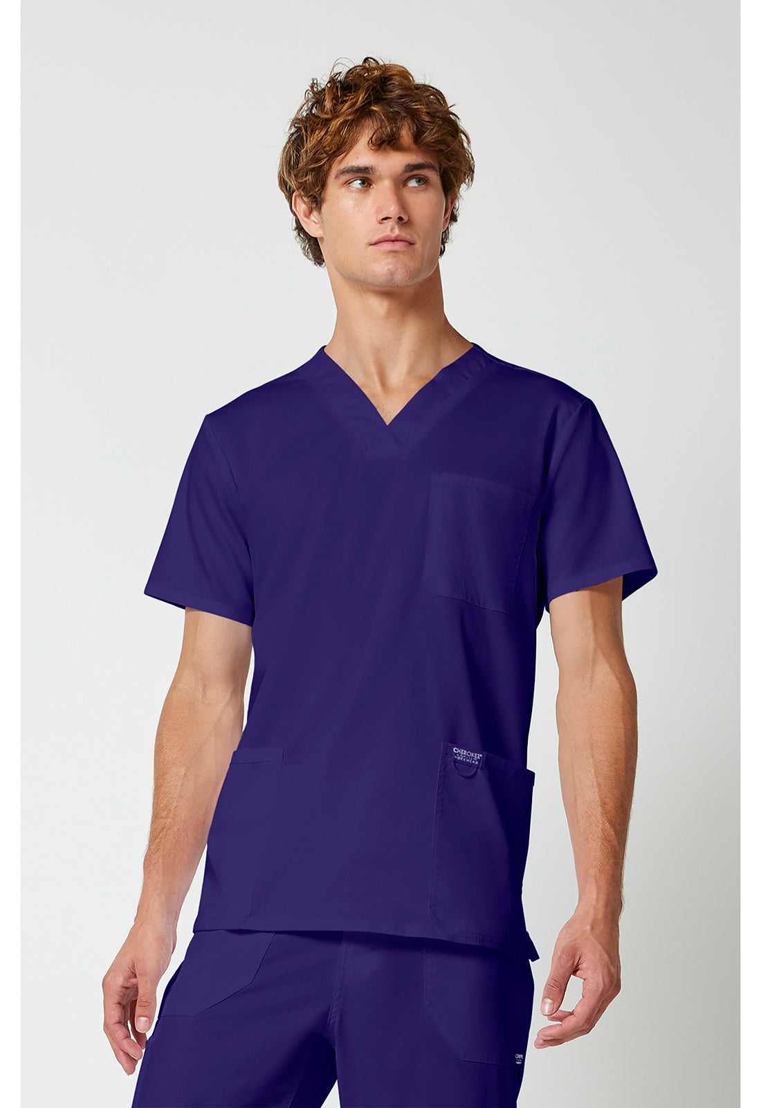 WW670 Cherokee Revolution Men's V-Neck Top
