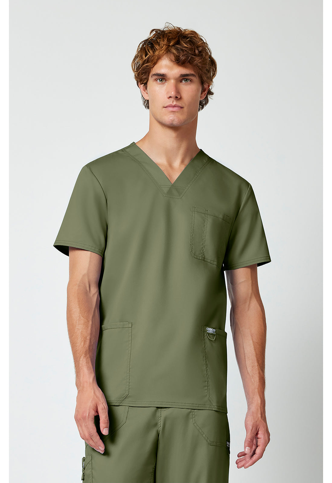 WW670 Cherokee Revolution Men's V-Neck Top