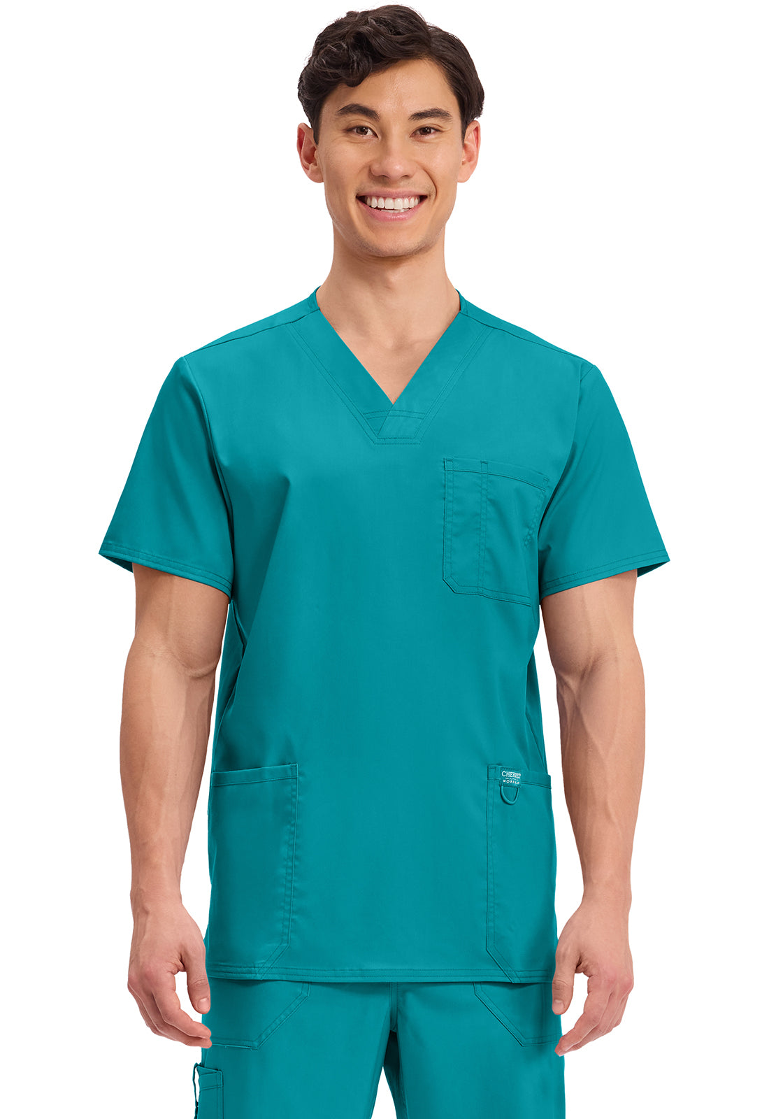 WW670 Cherokee Revolution Men's V-Neck Top
