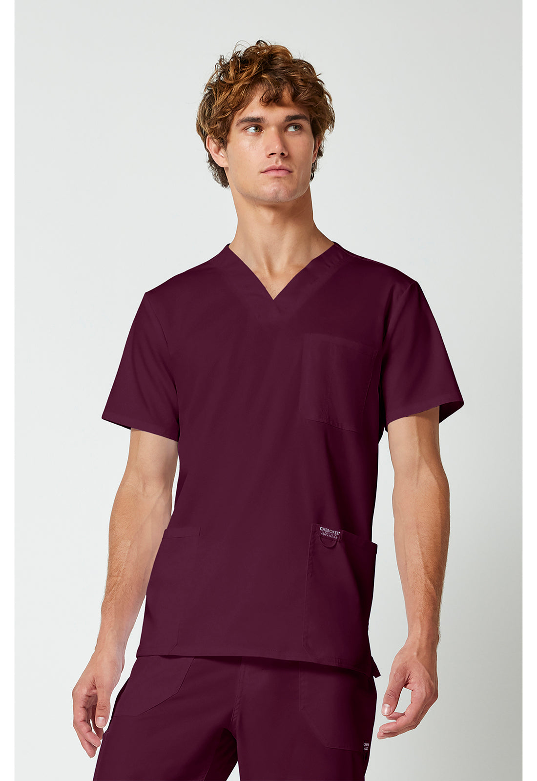 WW670 Cherokee Revolution Men's V-Neck Top