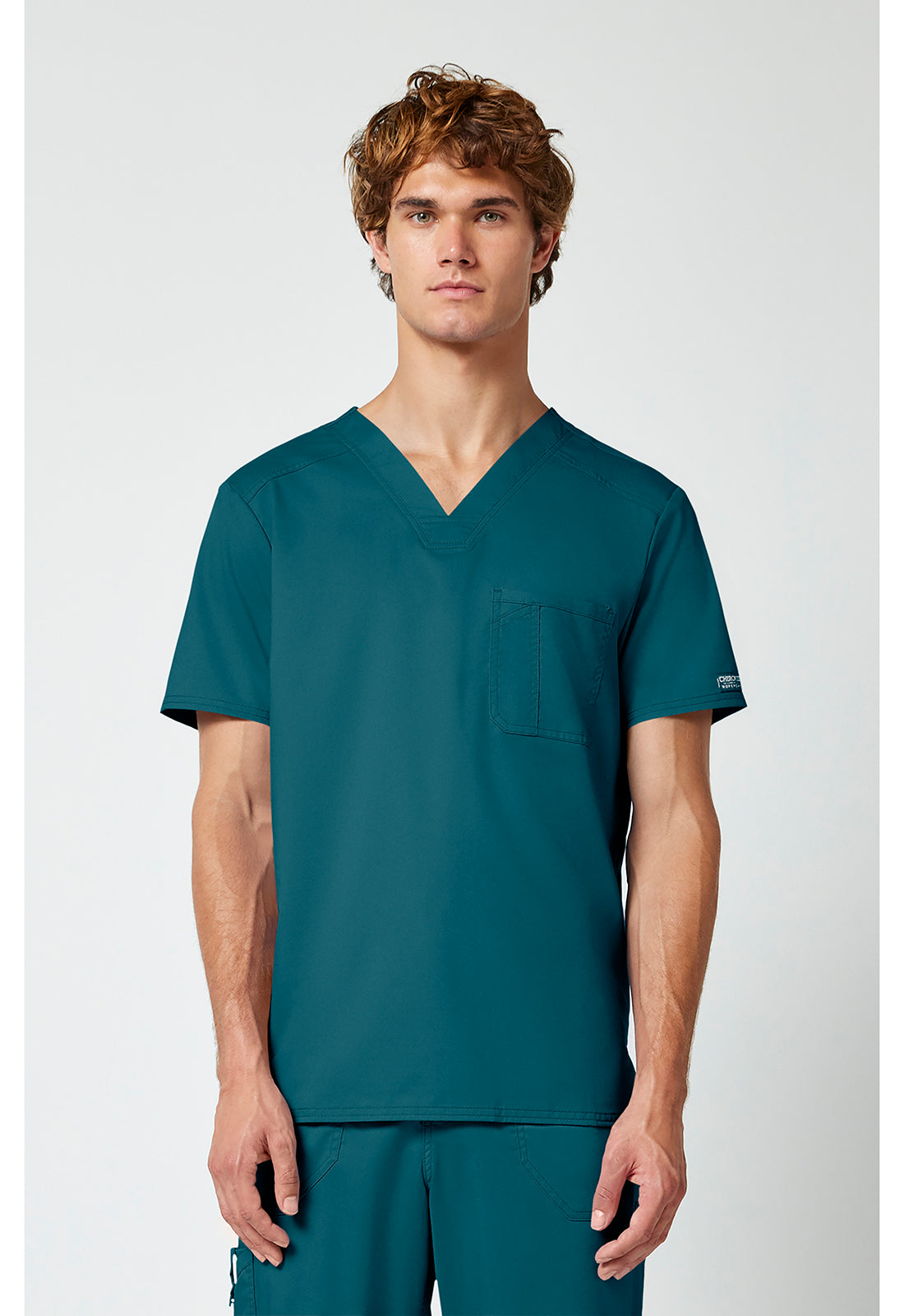 WW690 Cherokee Revolution Men's Tuckable V-Neck Top - 1 Pkt