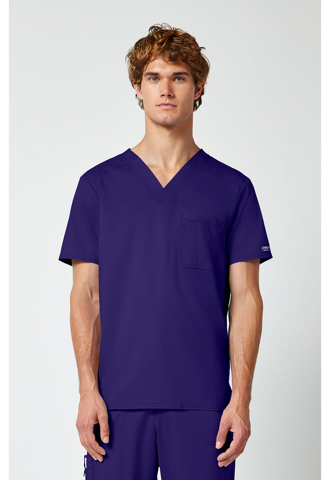 WW690 Cherokee Revolution Men's Tuckable V-Neck Top - 1 Pkt
