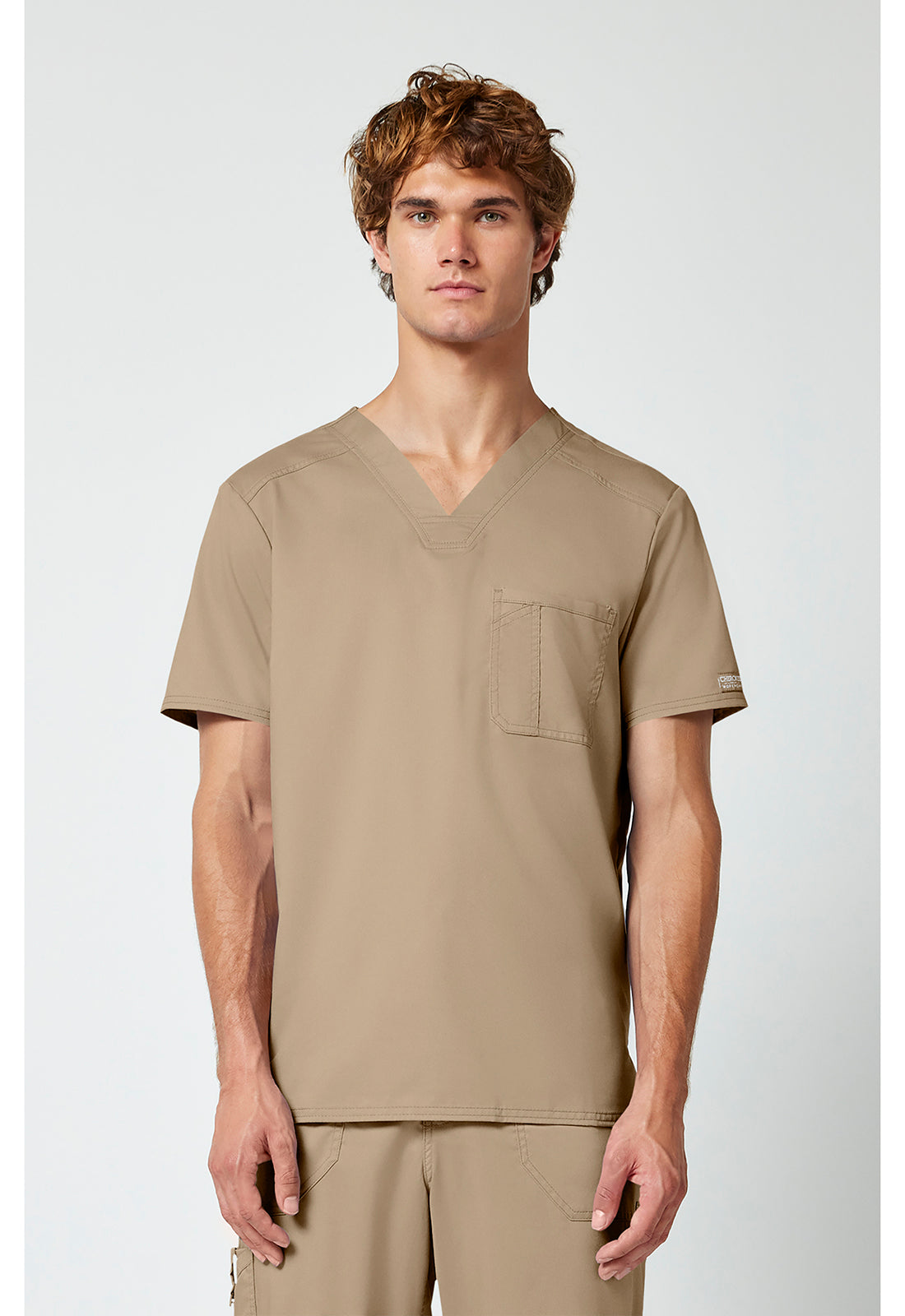 WW690 Cherokee Revolution Men's Tuckable V-Neck Top - 1 Pkt