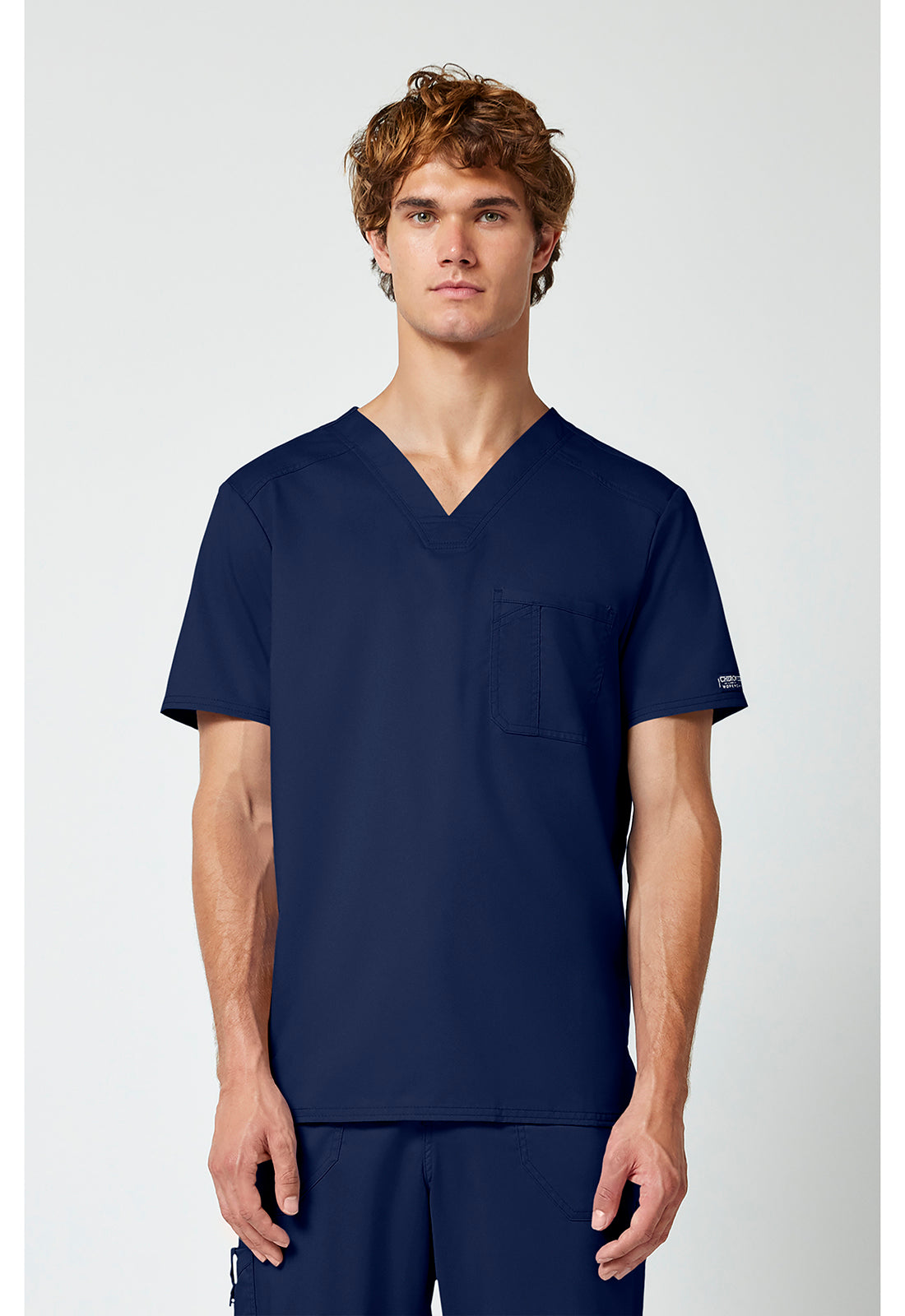WW690 Cherokee Revolution Men's Tuckable V-Neck Top - 1 Pkt