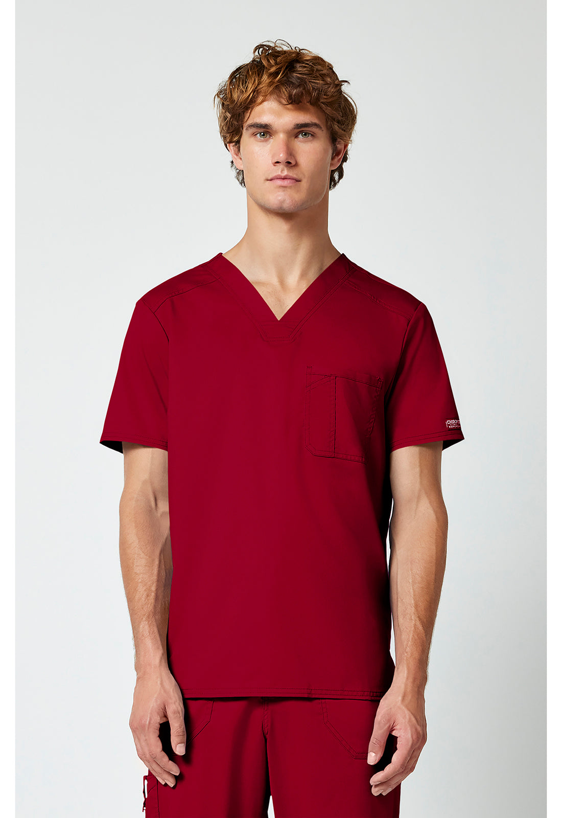 WW690 Cherokee Revolution Men's Tuckable V-Neck Top - 1 Pkt