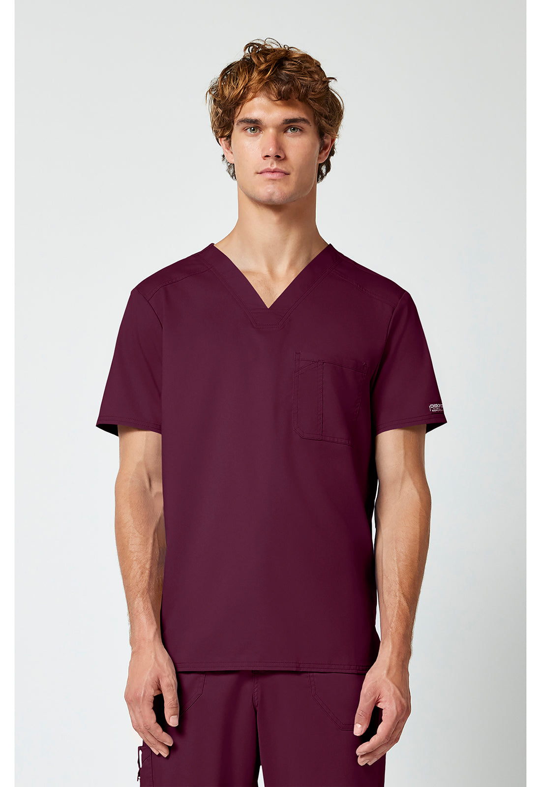 WW690 Cherokee Revolution Men's Tuckable V-Neck Top - 1 Pkt