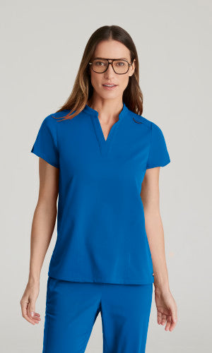 GRST230 Barco Greys Anatomy Banded Collar Top