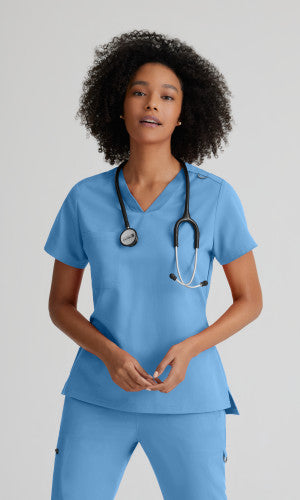 GVST028 Greys Anatomy Bree Tuck-in Top
