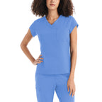 WT128 White Cross CRFT Women's 1 Pocket Top - DC