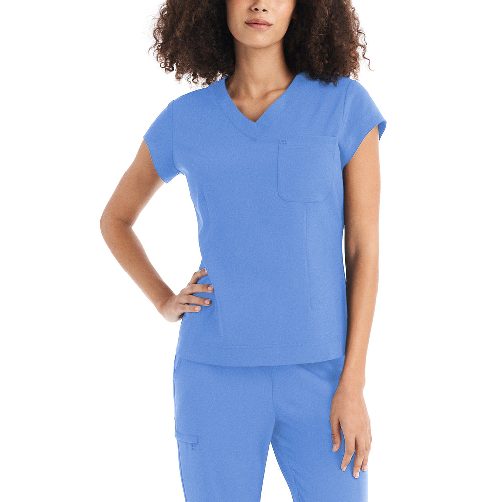 WT128 White Cross CRFT Women's 1 Pocket Top - DC