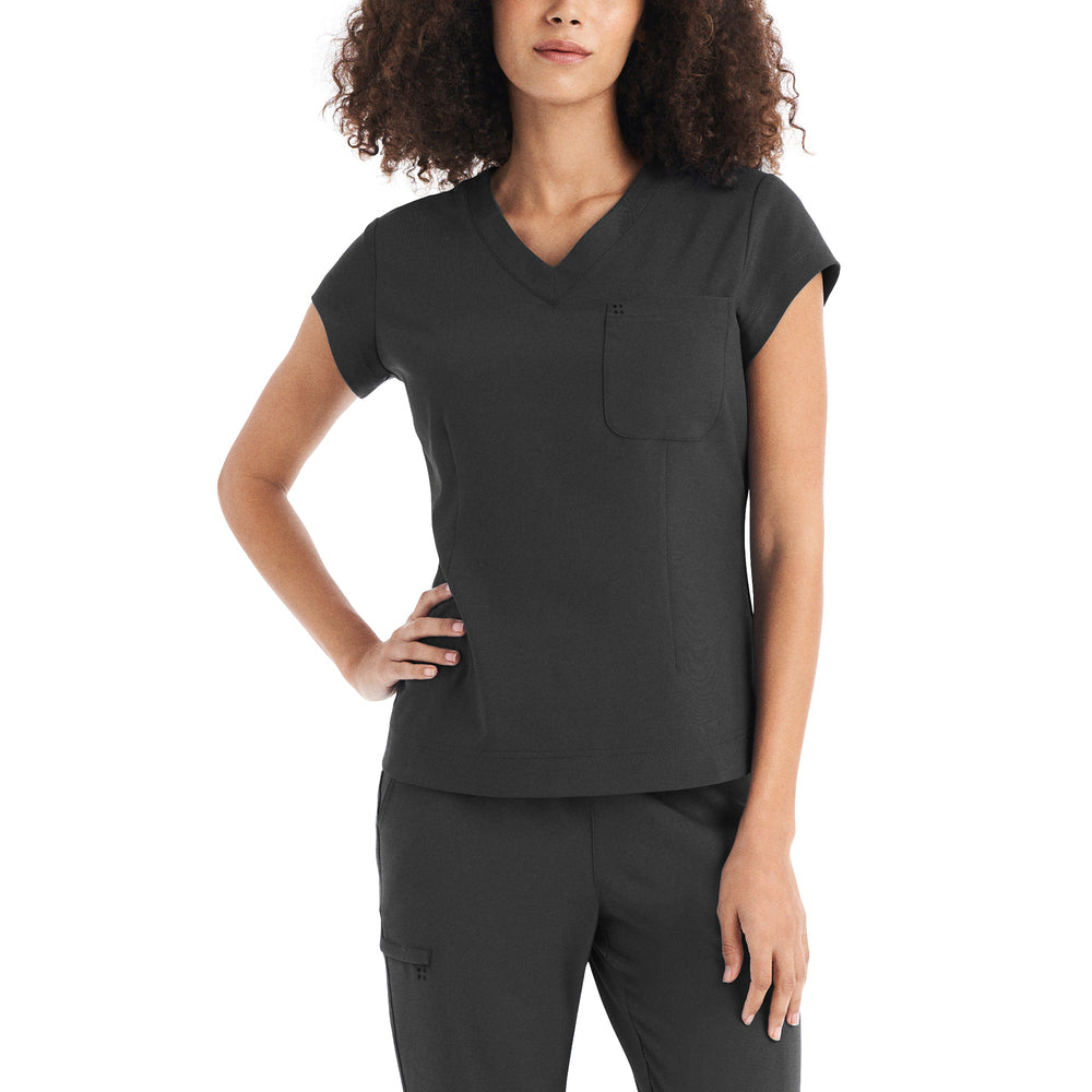 WT128 White Cross CRFT Women's 1 Pocket Top - DC