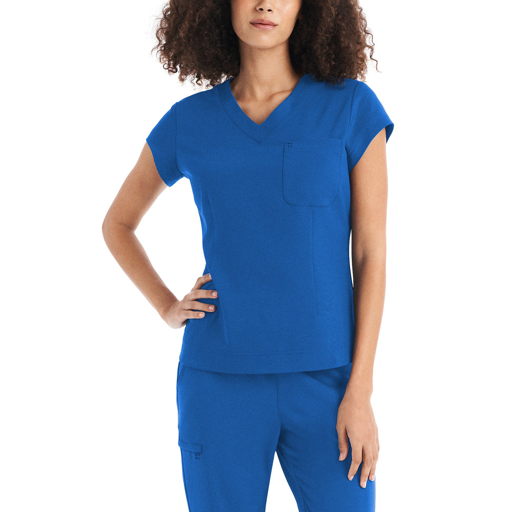 WT128 White Cross CRFT Women's 1 Pocket Top - DC