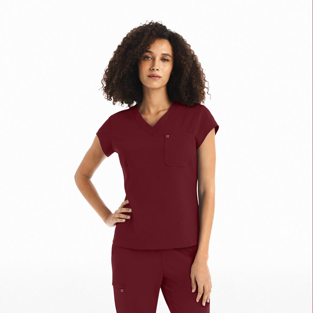WT128 White Cross CRFT Women's 1 Pocket Top - DC