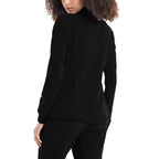 WJ704 White Cross CRFT Mock Neck Zip Jacket - DC